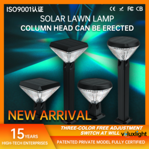 ssolar diamond lawn light — 24 hour operation, zero electricity cost, energy saving garden light
