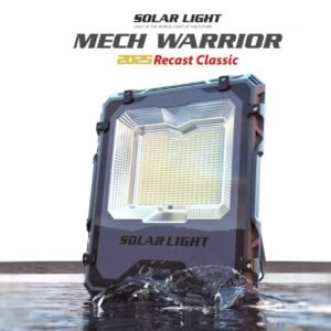 solar flood lightmechwarriorsmartcontroleasyinstallationremotecontrol